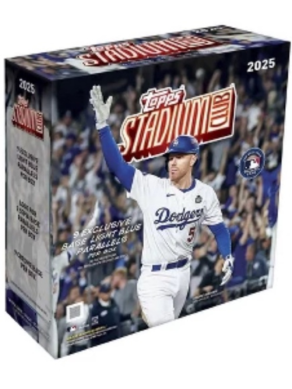 Topps Blue & White Dodgers Stadium Club Baseball Box